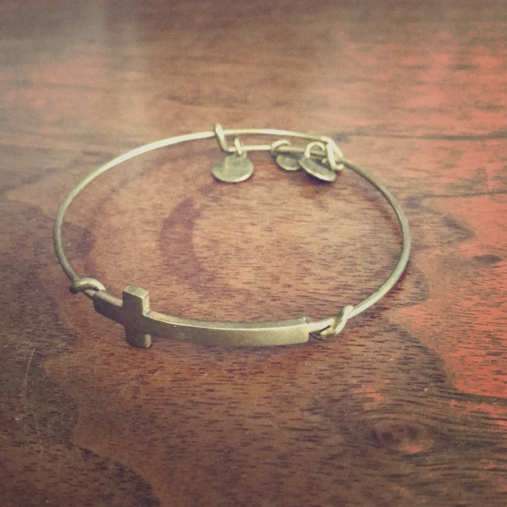 Alex and Ani Cross Bracelet
